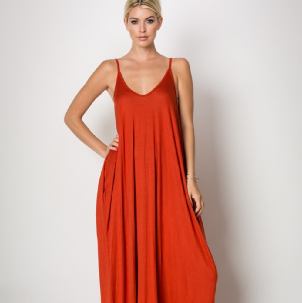 💥💥RUST COLOR💥💥BOHO Maxi Dress